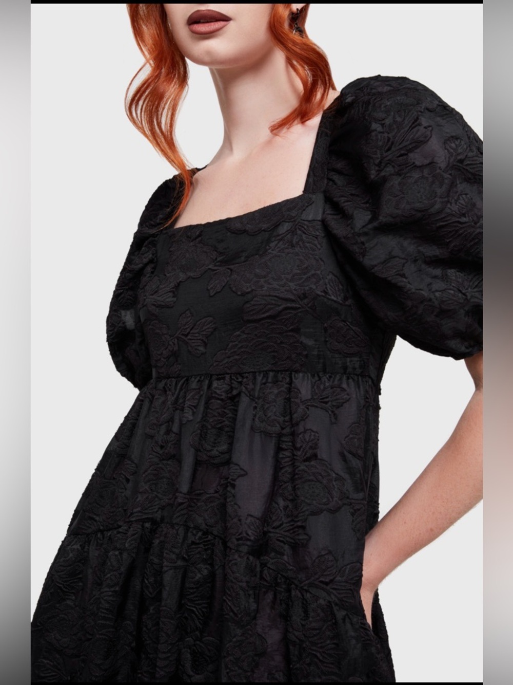 NWT Killstar Dead of Night Burnout Floral Maxi Dress M/L Goth Cottagecore - Picture 10 of 13